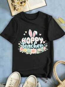 Women T-Shirts - Black - View 2