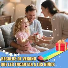 184 pulgadas Tobogán hidrodinámico, Tobogán de aguade césped, Equipado con aspersor incorporado y 2 toboganes inflables, es adecuado para niños y adultos, fiestas y patios traseros - 2 Personas - Ver 7