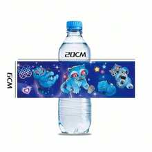 10 piezas Etiquetas adhesivas con diseño de dibujos animados de tigre azul D-Emon Hunter de K-Pop para botellas de agua, portátiles, cuadernos, regalos de fiesta, estilo aleatorio - Multicolor - Ver 5