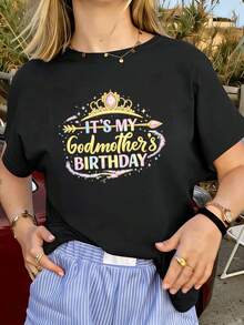 Women T-Shirts - Black - View 1