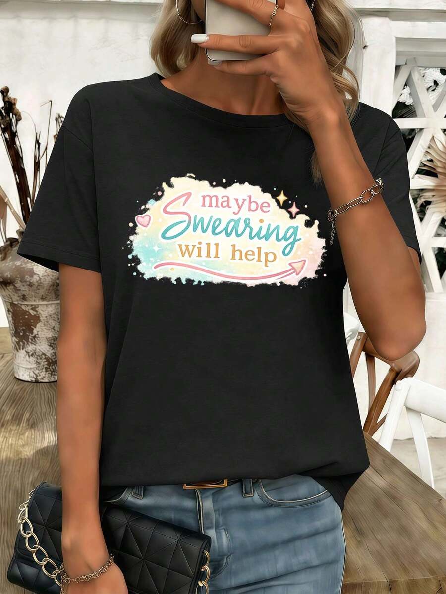 Women T-Shirts - Black - View 1