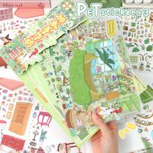 New Large Size DIY Scene Stickers, Adult Landscape Stickers, House Stickers, Scrapbooking Stickers, 3D Miniature House Micro Landscape Stickers, DIY Scrapbook Stickers, Landscape Stickers, Scenery Stickers, Notebook Stickers, Reusable, Multiple Sizes Available - A - View 4