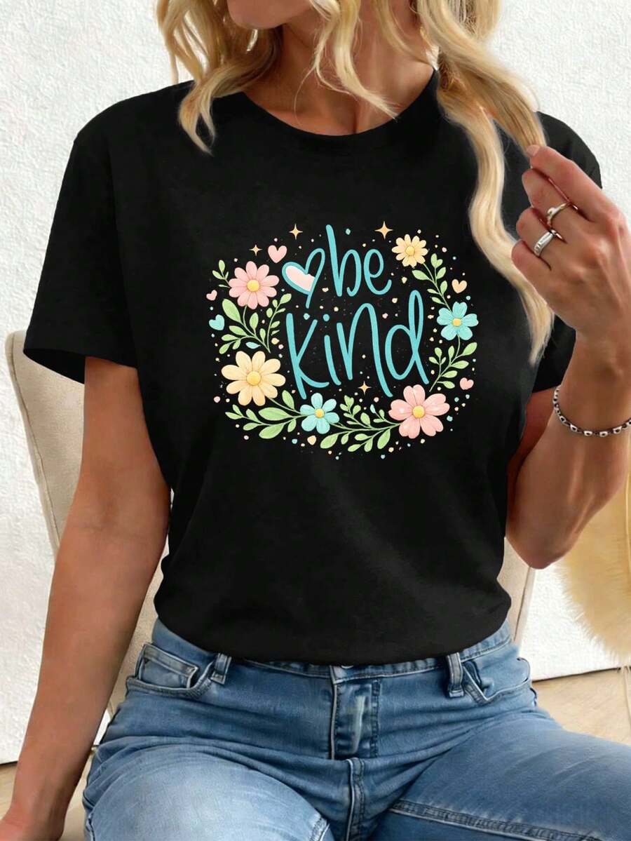 Women T-Shirts - Black - View 1