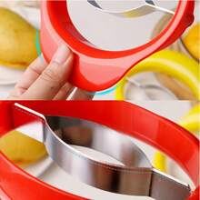 1pc Durable Plastic Creative Mango Slicer With Sharp Blade, Easy To Peel And Pit, Makes Perfect Mango Slices, Suitable For Home Cooking And Fruit Preparation - Multicolor - View 8