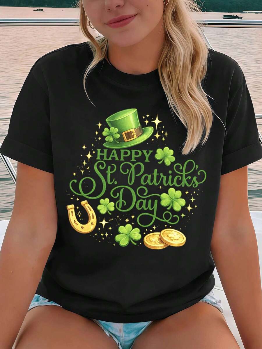 Women T-Shirts - Black - View 1