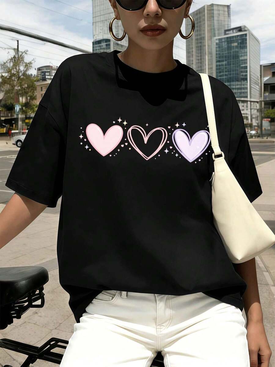 Women T-Shirts - Black - View 1