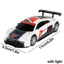 Coche con ranura analógica 1/43 1:43 1 43 circuito de Control remoto de carrera eléctrica coches ferroviarios de juguete para Carrera Go Scalextric Ninco SCX - coche4 - Ver 30