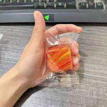 大理石纹立方体挤压减压玩具，雪花麦芽挤压玩具，慢回弹减压玩具，柔软慢回弹释放压力减压玩具，送给她的礼物，节日礼物，生日礼物 - 1PC - 查看 13