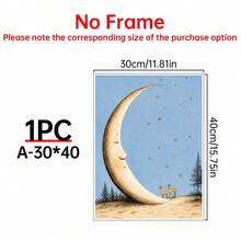 1/3pcs Moon And Deer Themed Kids Room Wall Art, Whimsical Fox Art Print | Dreamy Decor, Fairy Tale Rabbit Themed Kids Room Wall Art | Whimsical Starry Sky Wall Decor. Starry Sky Forest Themed Kids Room Decoration,Canvas Wall Art Posters For Room Home Decor Room Decor AestheticOptional Frame Room DecorRoom Decoration Stuff Wall Decor Bedroom Decor Baby Room Decoration Living Room Decor Office Decor - Multicolor - View 24
