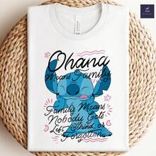 Lilo & Stitch Ohana Family Vacation Shirt--Disneys Disneyland Paris The Magic Kingdom Disneyesque The House Of Mouse Mickey Mouse Empire Modest Summer Outfits Take That T Shirt Summer Coord Tops For Women Summer Summer Clothes Women Summer Clothes Summer Tops Summer Tops Women Summer Co Ord Summer Top Summer Outfits White Top Black Top Holiday Outfits For Women  Tops For Women Summer Holiday Gifts Valentine's Day Gifts Earth Day Gifts Oktoberfest Gifts Summer Bank Holiday Gifts - trắng - Xem 1