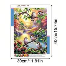 1 Set Handmade Craft 5D DIY Diamond Painting Kit, Suitable For Home Bedroom Entrance Study Bathroom Decor Canvas Wall Art, Holiday Gift - View 9