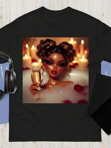 Women T-Shirts - Black - View 1