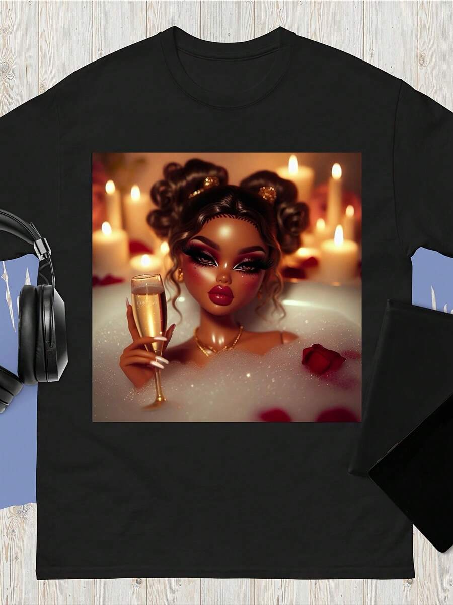 Women T-Shirts - Black - View 1