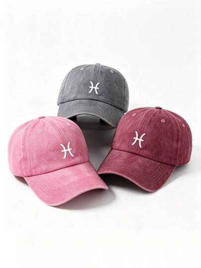 Mũ lưỡi trai unisex in họa tiết bạc màu, kiểu dáng cổ điển, thoáng khí, thích hợp cho các hoạt động hàng ngày, câu cá, du lịch ngoài trời.