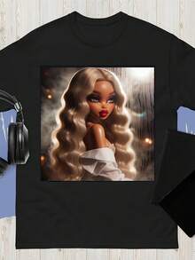 Women T-Shirts - Black - View 6