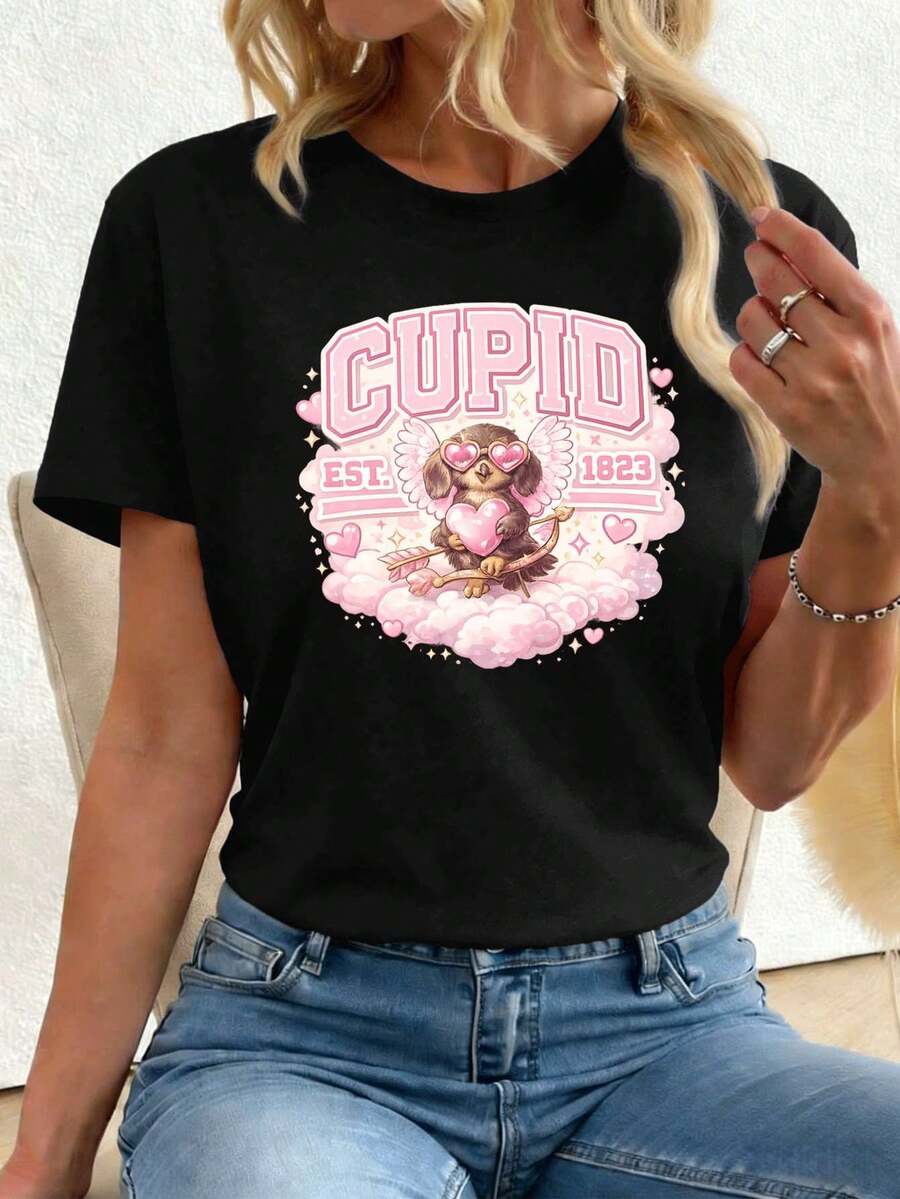 T-shirts pour femmes - Noir - Voir 1