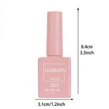 Brand GUIBOFU 1pc No.063 Gel Nail Polish - Watermelon Pink - View 8