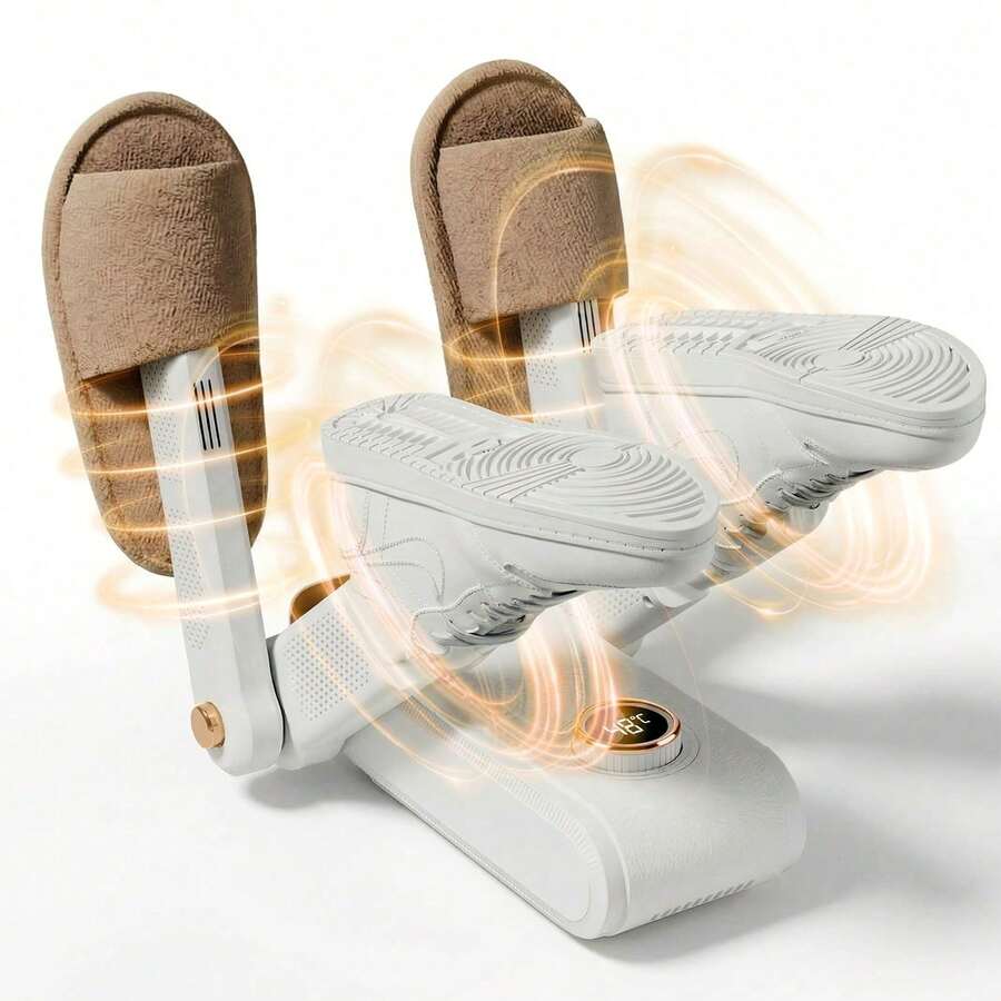 Electric Foldable Shoe And Boot Dryer With UV Light, Temperature Control And Timer - US A Type Plug(110-127V) - View 1