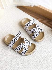 1 đôi dép lê mùa hè mới cho trẻ em, đế mềm, thời trang, đa năng, chống trơn trượt, dép xăng đan đế mềm thường ngày cho trẻ nhỏ/trẻ mới biết đi. - trắng - Xem 5