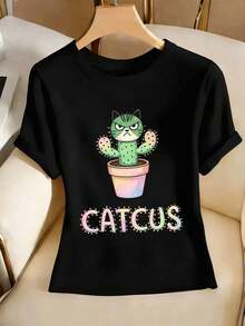 Women T-Shirts - Black - View 2
