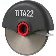 Titanium Coated Pizza Cutter Wheel - Ultra S Durable, Rust Resistant, Ergonomic  Grip Handle, Dishwasher , Detachable Blade Fasy Cleaning - Professional Pizza Slicer - Default - View 1