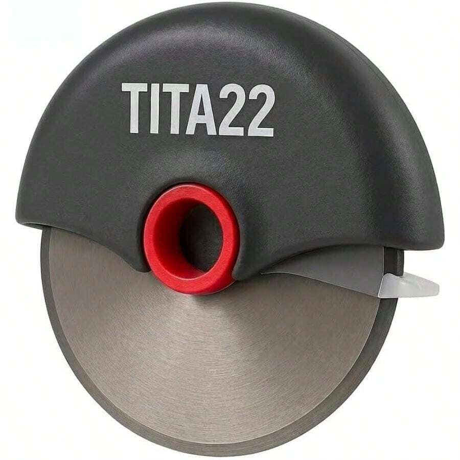 Titanium Coated Pizza Cutter Wheel - Ultra S Durable, Rust Resistant, Ergonomic  Grip Handle, Dishwasher , Detachable Blade Fasy Cleaning - Professional Pizza Slicer - Default - View 1