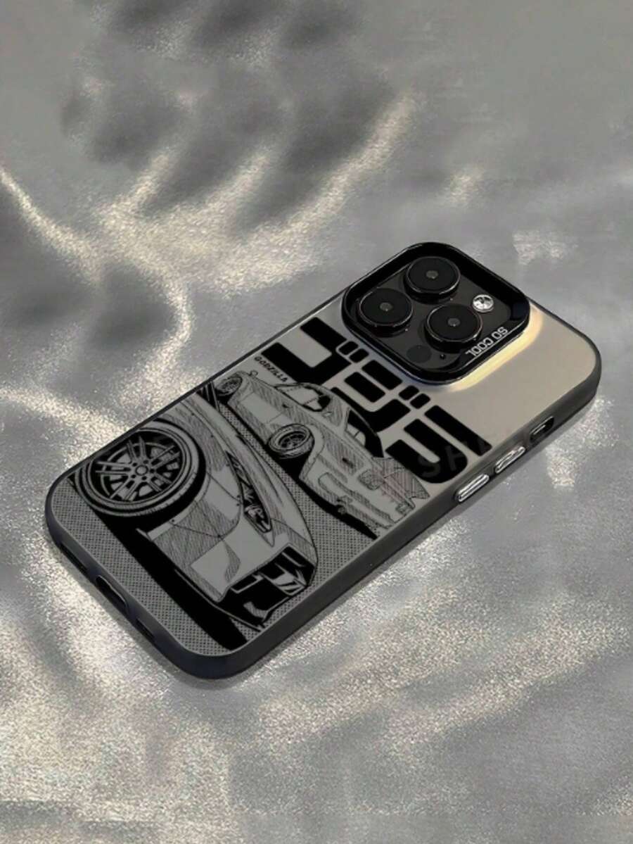 Ốp lưng điện thoại họa tiết xe đua, bề mặt mờ chống rơi vỡ, bảo vệ camera, tương thích với iPhone 11, 12, 13, 14, 15, 16 ProMax X, XS, XR, 16E, 15 Plus, tương thích với Samsung Galaxy, Honor X50i - Nhiều màu - Xem 1