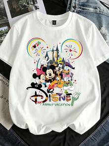 Disney Family Vacation Matching Shirts, Mickey & Friends Castle T-Shirts, Coordinating Outfits For Disneyland Trip - Male - View 2