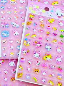 3D/DIY Sticker Cubes & Grids Activity Book, Handmade Reward Puzzle Notebook, Scrapbooking Decoration For Pencil Case, Envelope, Gift Box, Photo Frame - Multicolor - View 2