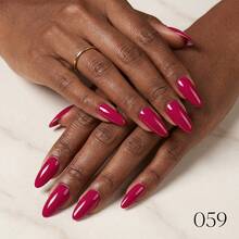 Brand GUIBOFU 1pc No.059 Gel Nail Polish - Rose Red - View 10