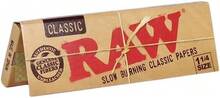 Raw Unrefined Classic 125 1 1_4 Size Cigarette Rolling Papers, 50 Count (Pack Of 4) - 顏色A - 查看 2
