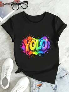 Women T-Shirts - Black - View 2
