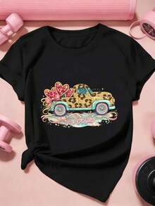 Women T-Shirts - Black - View 2