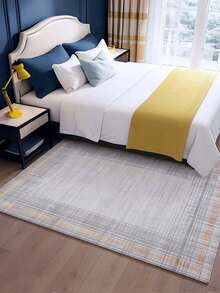 1 pieza Alfombra decorativa grande de estilo minimalista moderno para interiores, nueva alfombra de piso de lana sintética lavable, alfombra para sala de estar, alfombra para sofá, alfombra para dormitorio, alfombra antideslizante para mesita de noche, alfombra para piso de habitación, alfombra para comedor y cocina, almohadilla para silla de oficina, felpudo de entrada, manta de picnic para exteriores, esterilla de camping para exteriores - Multicolor-1 - Ver 12