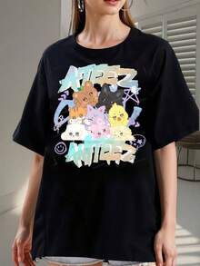 Women T-Shirts - Black - View 8