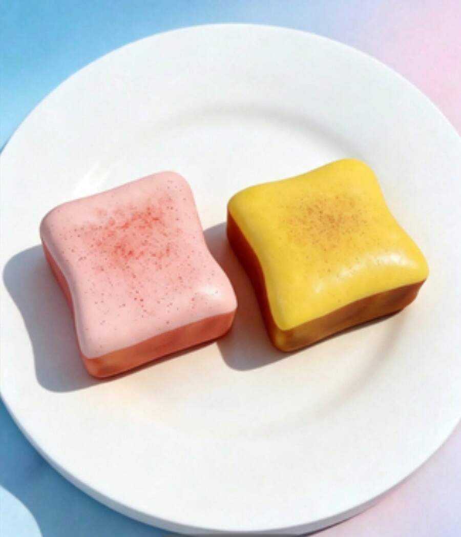 1/2/10Pcs Super Soft Butter Toast Squishy Stress Relief Squeeze Toy, Slow Rebound Simulated Food Bread Decompression Fidget Toy, Premium PU Material Cloud-Like Elastic Handheld Sensory Relaxation Ornament, Creative Desktop Decor, Home Display & Photography Shooting Prop, Premium Novelty Gift For Birthday, Holiday, Christmas, Halloween, Easter And Special Occasions, Ideal For Teens Adults Stress Relief Enthusiasts And Novelty Toy Collectors - 吐司王捏捏 - 查看 1