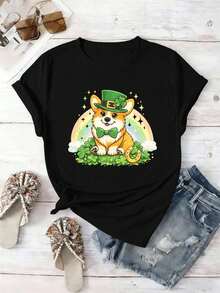 Women T-Shirts - Black - View 2