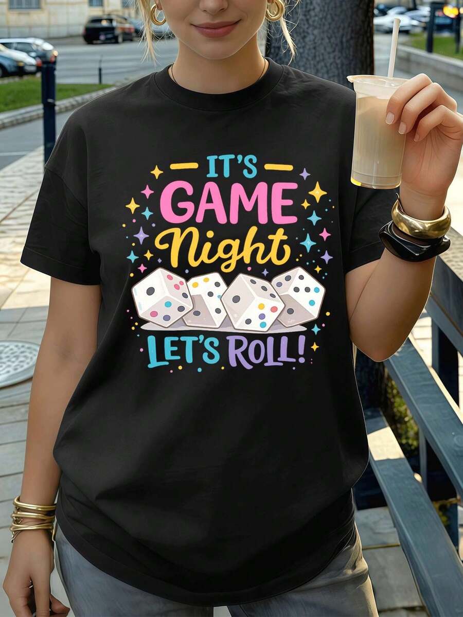 Dam-T-shirts - Svart - Visa 1