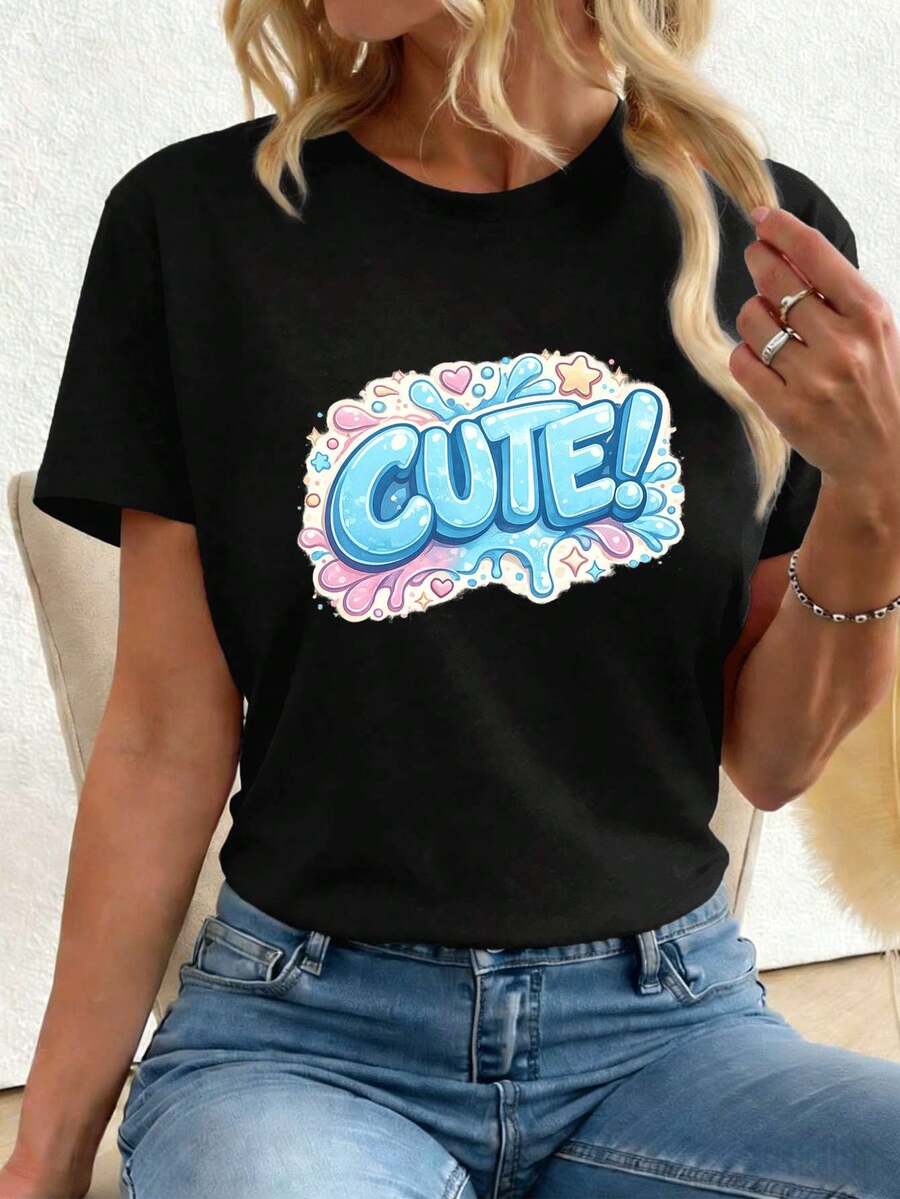 Women T-Shirts - Black - View 1