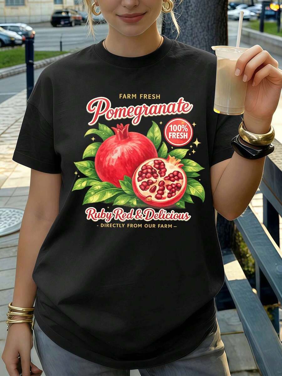 Women T-Shirts - Black - View 1