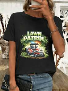 Women T-Shirts - Black - View 1