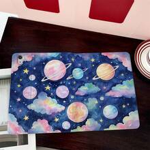 1 件装水彩星系与粉彩行星印花平板电脑保护套，兼容 iPad，通用智能保护套，兼容 iPad - 兼容 iPad Air 6/5/4、10 (10.9 英寸)、iPad Pro 2024/M3/A16 2025 - 优质保护套，适用于工作、旅行和居家使用，兼容 Galaxy Tab A8/A9+/S6 Lite/S7/S9 FE+/S10+、小米平板电脑 5/5 Pro/6/6 Pro/7/7 Pro/6S Pro、OPPO 平板电脑、华为 MatePad、vivo 平板电脑、荣耀平板电脑、联想小新平板电脑 - 彩色 - 查看 4