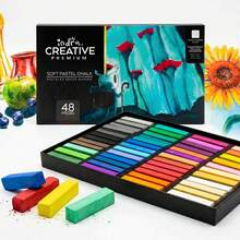 Indra Professional Soft Dry Pastel Chalk Set, 48 Pieces - Sets - View 5