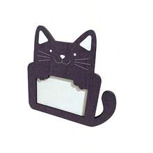 1pc Cute Animal Wooden Photo Frame, Cat & Bear Shaped Creative Wooden Frame, Home Desktop Decor - 1PC - View 15