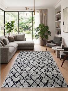 Modern Non-Slip Kitchen Runner Rug, Washable Minimalist Floor Mat For Home Decor, Bedroom, Livingroom Rug, Made In Turkiye 80x200 Cm, 80x300 Cm,100x200 Cm, 120x180 Cm - Dark Grey - View 5
