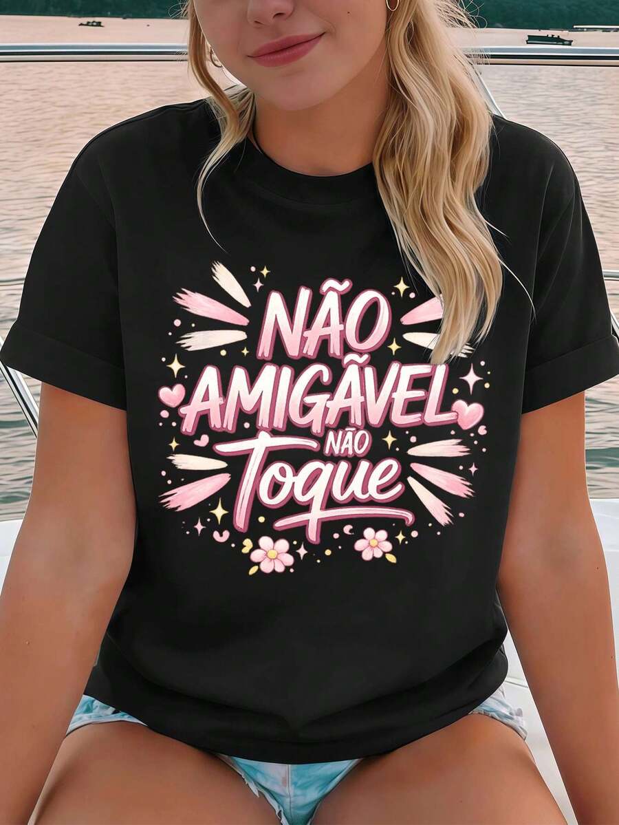 Women T-Shirts - Black - View 1
