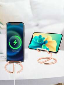 1 giá đỡ điện thoại bằng hợp kim kim loại có thể điều chỉnh, giá đỡ điện thoại di động phù hợp cho kỳ nghỉ hè, du lịch, quay video ngoài trời, phát trực tiếp, thiết kế tối giản, cũng có thể được sử dụng như giá đỡ thẻ kim loại và giá đỡ điện thoại để bàn, thích hợp cho phòng khách, phòng ngủ, bàn làm việc và phòng học, giá đỡ điện thoại hợp kim sắt, phụ kiện điện thoại, giá cả phải chăng, cần thiết cho các ngày lễ, quà tặng, ngày Valentine, đồ dùng để bàn. - Nhiều màu - Xem 7