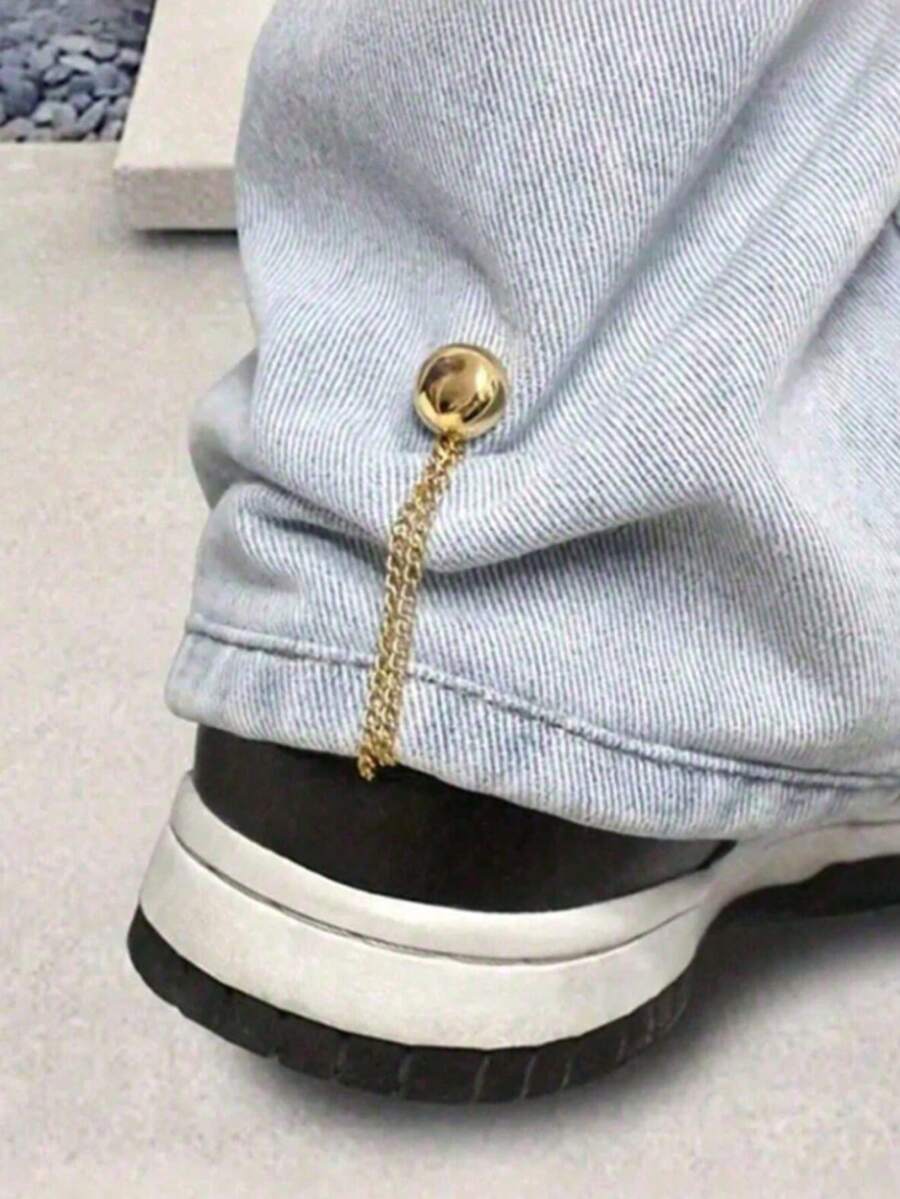 1/2/4/8pcs Hidden Pant Leg Shortener Clips, Prevent Pants From Dragging On The Ground, Seamless Design, Waterproof, Portable, Durable, Suitable For Jeans And Casual Pants - Multicolor - View 1
