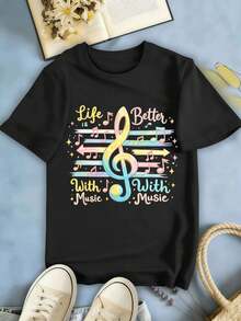 Women T-Shirts - Black - View 2