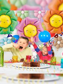 Kit 8pz Globo Flores Primavera Fiesta Festival Cumpleaños - Ver 4
